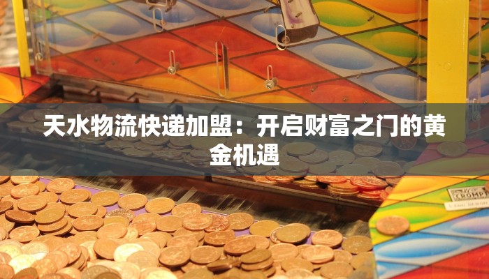天水物流快递加盟：开启财富之门的黄金机遇