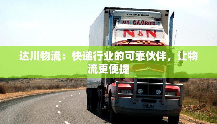 达川物流：快递行业的可靠伙伴，让物流更便捷