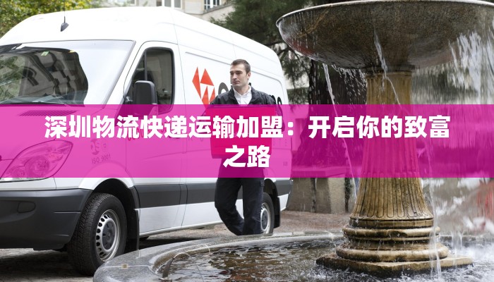 深圳物流快递运输加盟:开启你的致富之路