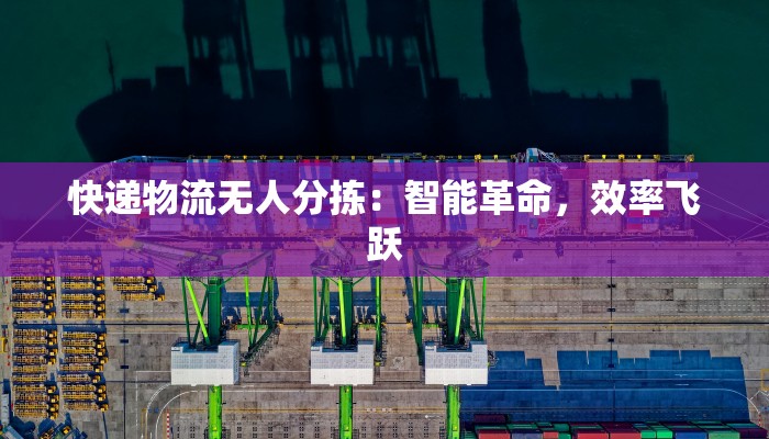 快递物流无人分拣：智能革命，效率飞跃