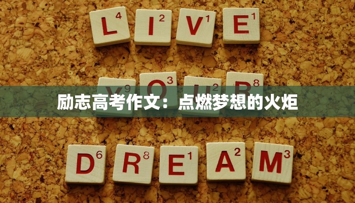 励志高考作文:点燃梦想的火炬