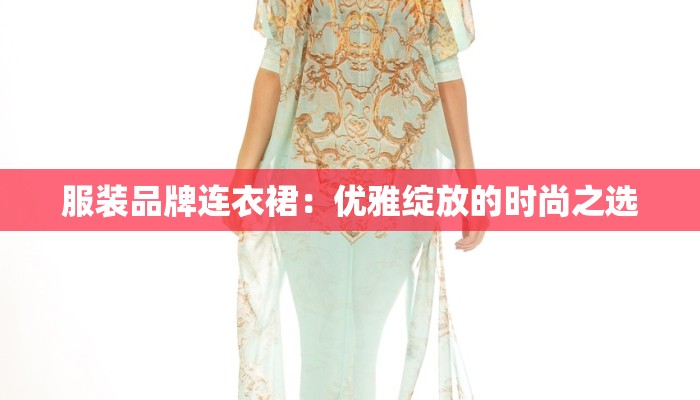 服装品牌连衣裙:优雅绽放的时尚之选