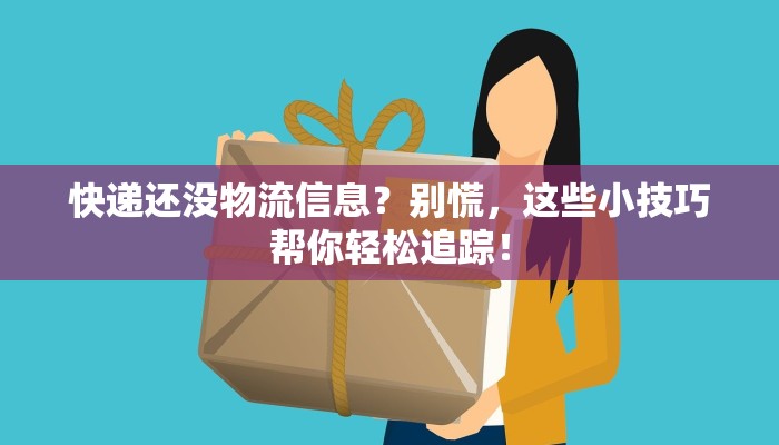 快递还没物流信息?别慌,这些小技巧帮你轻松追踪!