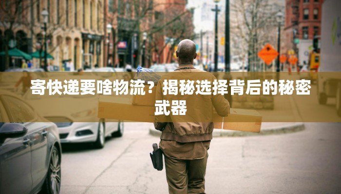 寄快递要啥物流？揭秘选择背后的秘密武器