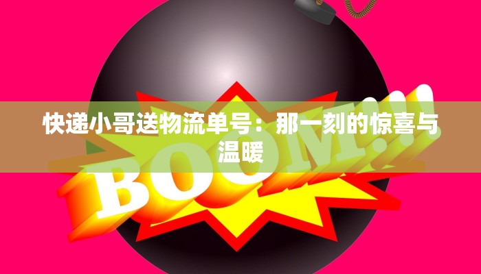 快递小哥送物流单号:那一刻的惊喜与温暖