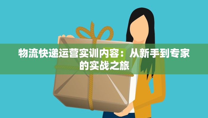 物流快递运营实训内容：从新手到专家的实战之旅