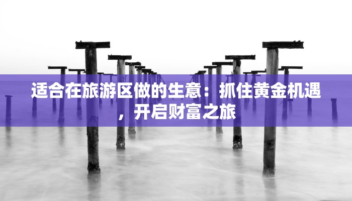 适合在旅游区做的生意：抓住黄金机遇，开启财富之旅