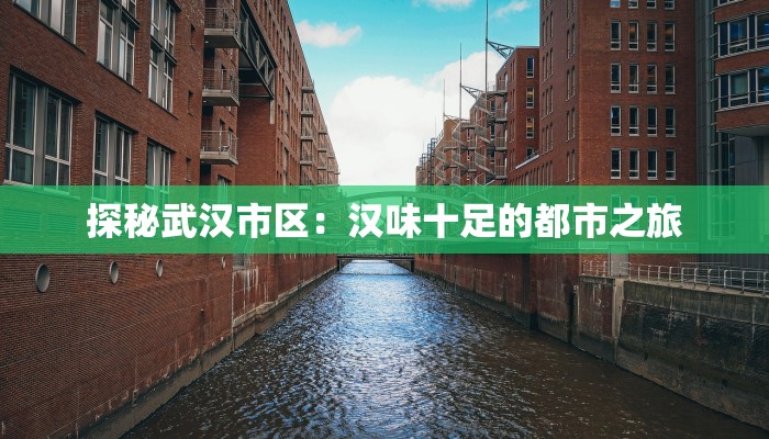 探秘武汉市区：汉味十足的都市之旅