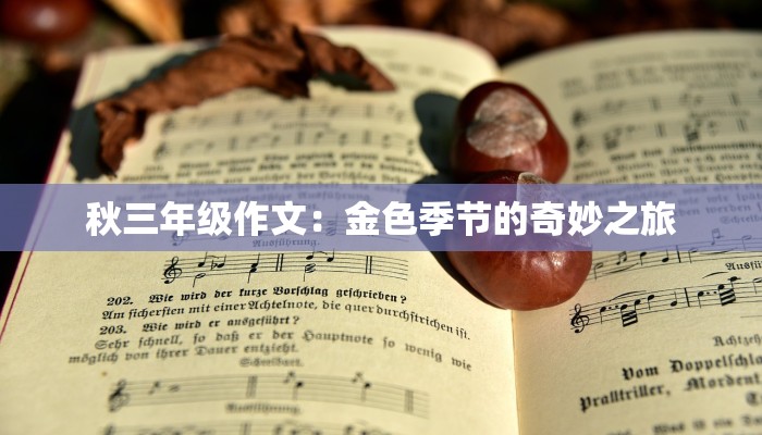 秋三年级作文:金色季节的奇妙之旅