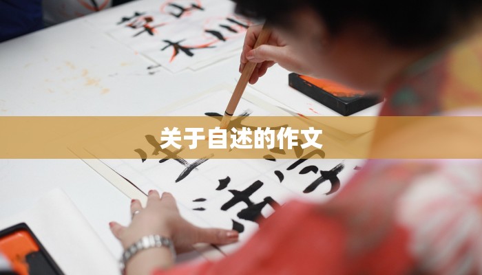 关于自述的作文