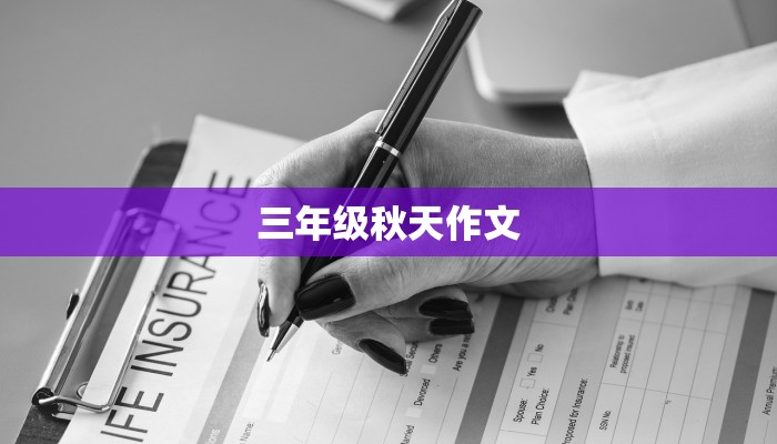 三年级秋天作文