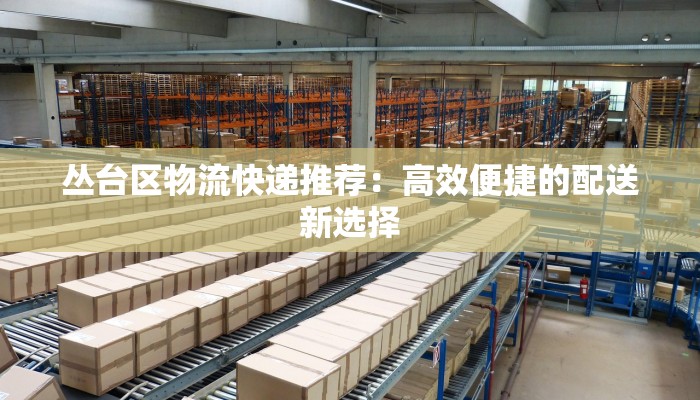 丛台区物流快递推荐：高效便捷的配送新选择