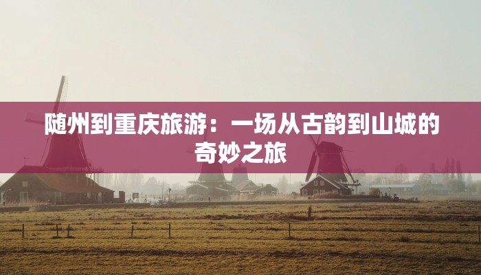 随州到重庆旅游：一场从古韵到山城的奇妙之旅