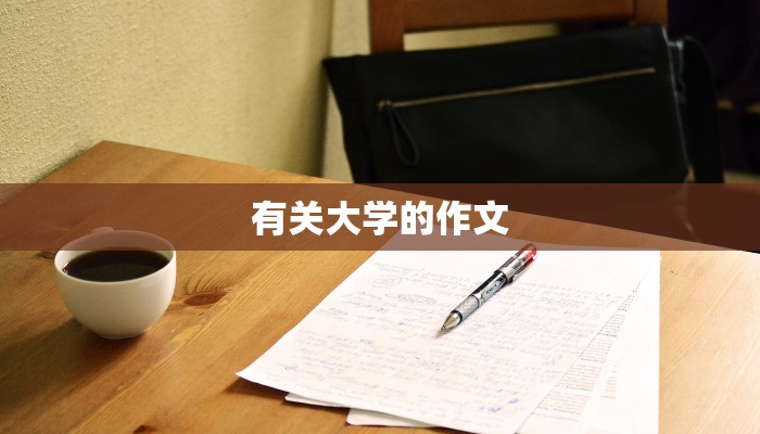 有关大学的作文